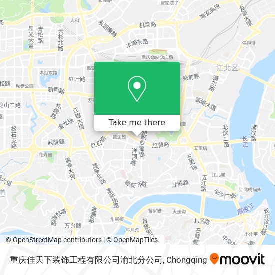 重庆佳天下装饰工程有限公司渝北分公司 map