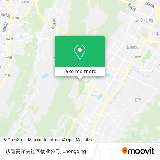 庆隆高尔夫社区物业公司 map