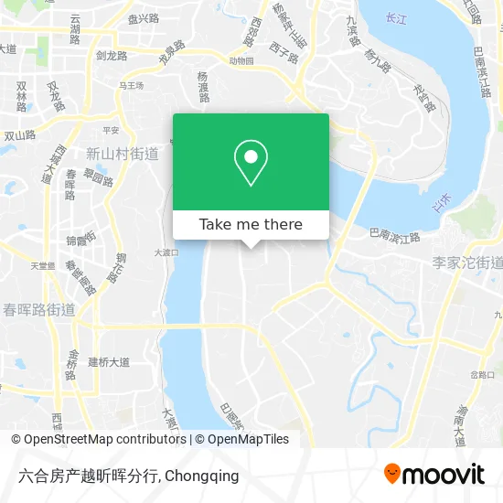 六合房产越昕晖分行 map
