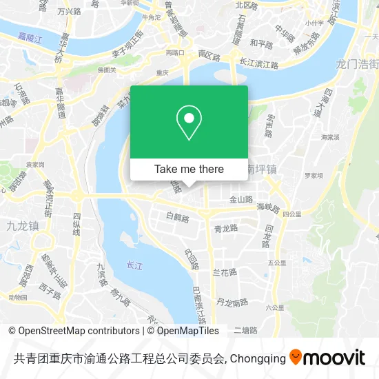 共青团重庆市渝通公路工程总公司委员会 map