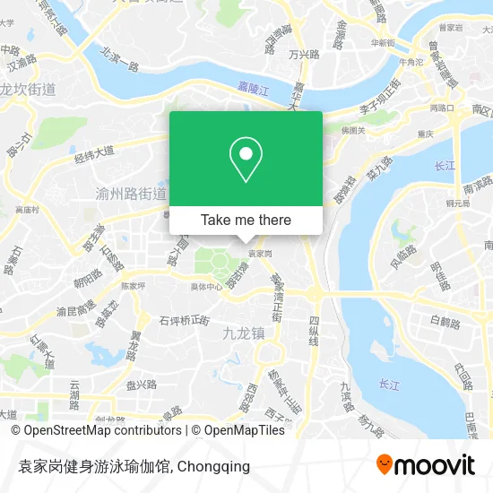 袁家岗健身游泳瑜伽馆 map