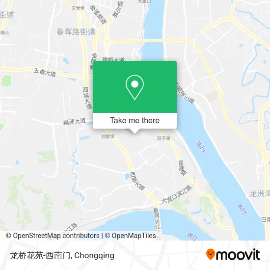 龙桥花苑-西南门 map