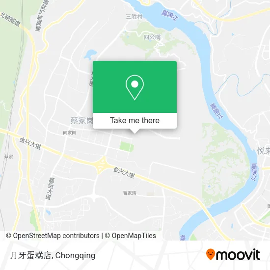 月牙蛋糕店 map