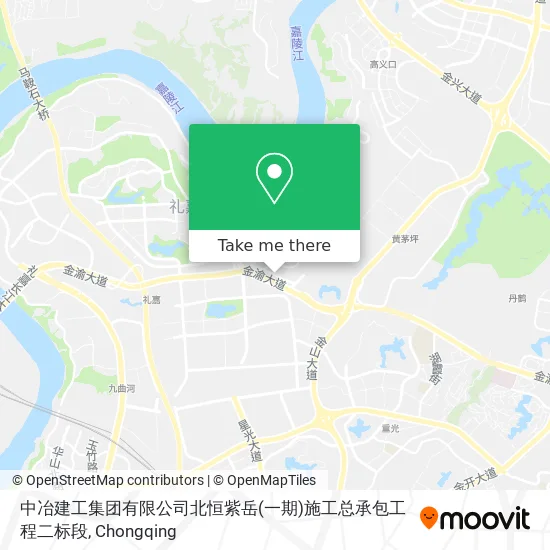 中冶建工集团有限公司北恒紫岳(一期)施工总承包工程二标段 map