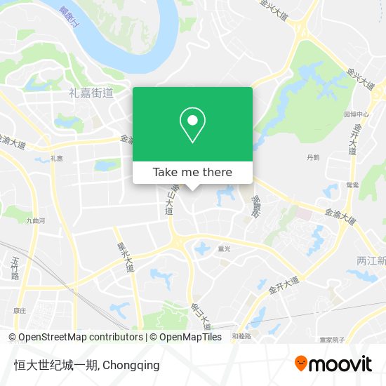恒大世纪城一期 map