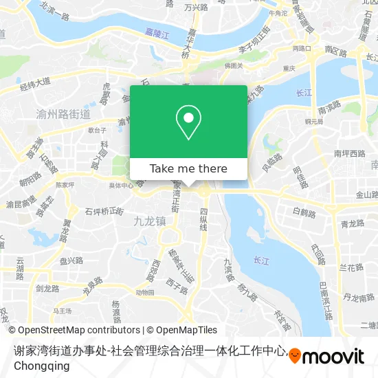 谢家湾街道办事处-社会管理综合治理一体化工作中心 map