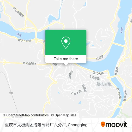 重庆市太极集团涪陵制药厂六分厂 map