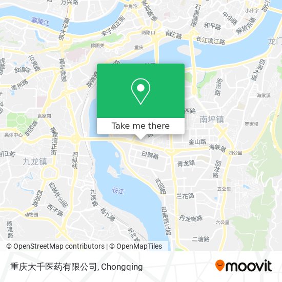 重庆大千医药有限公司 map