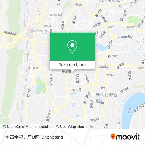 渝高幸福九里B区 map
