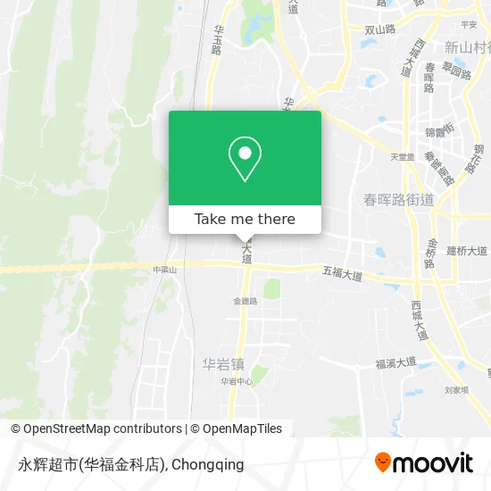 永辉超市(华福金科店) map