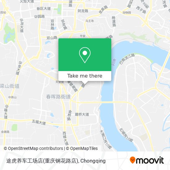 途虎养车工场店(重庆钢花路店) map