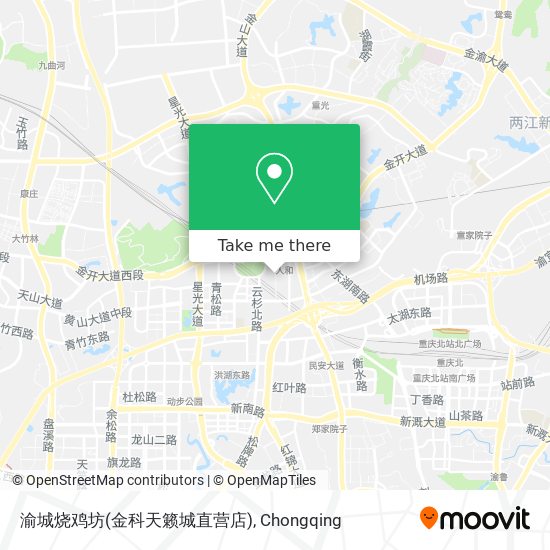 渝城烧鸡坊(金科天籁城直营店) map