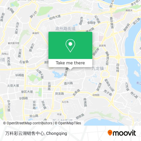 万科彩云湖销售中心 map