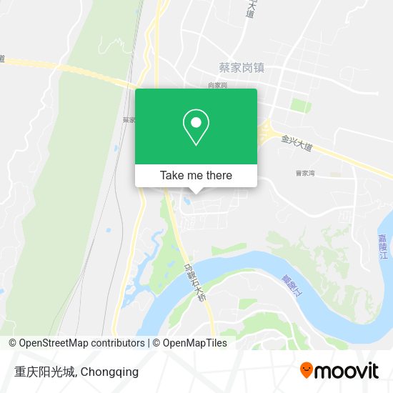 重庆阳光城 map