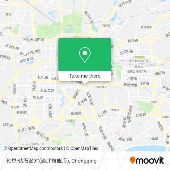 勒里·钻石派对(渝北旗舰店) map