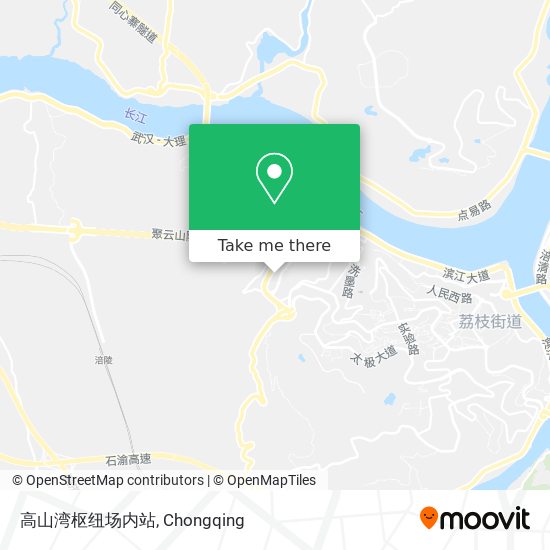 高山湾枢纽场内站 map
