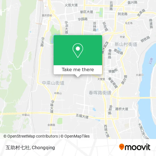互助村七社 map