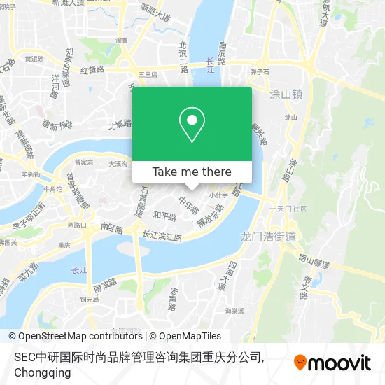 SEC中研国际时尚品牌管理咨询集团重庆分公司 map