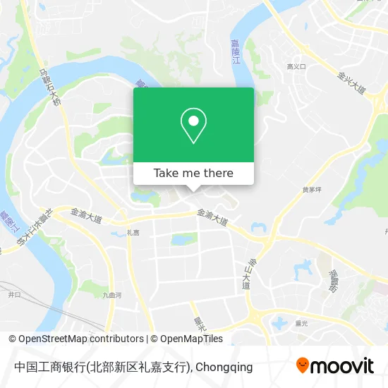 中国工商银行(北部新区礼嘉支行) map