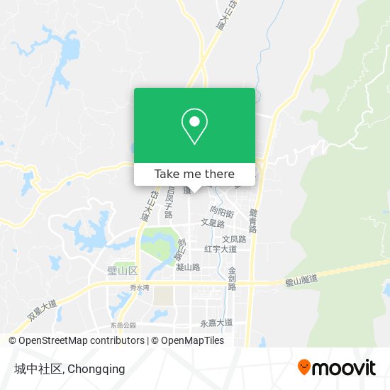 城中社区 map
