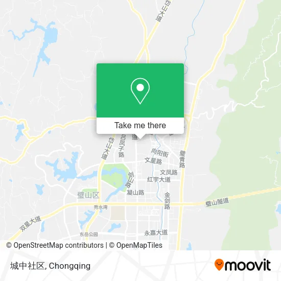 城中社区 map