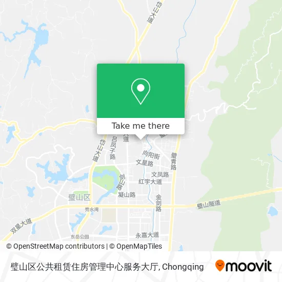 璧山区公共租赁住房管理中心服务大厅 map