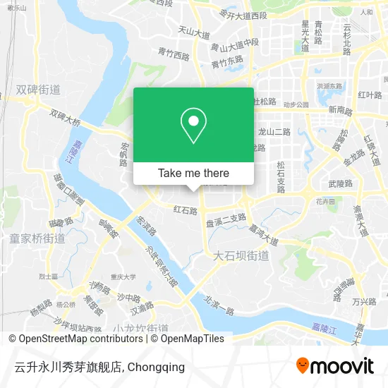 云升永川秀芽旗舰店 map