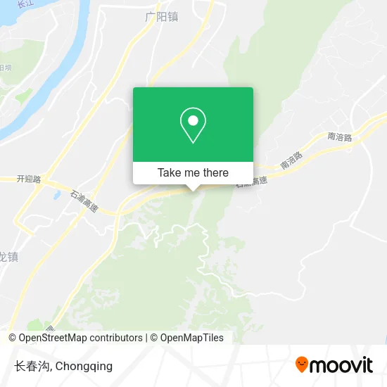 长春沟 map