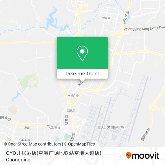 OYO几居酒店(空港广场地铁站空港大道店) map