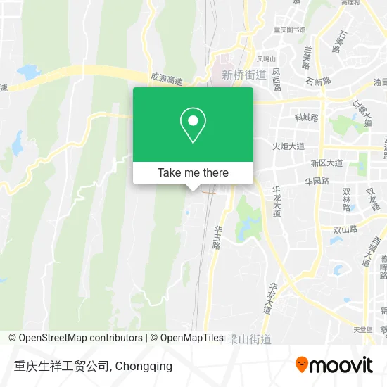 重庆生祥工贸公司 map