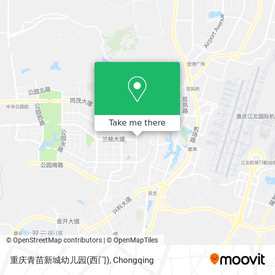 重庆青苗新城幼儿园(西门) map