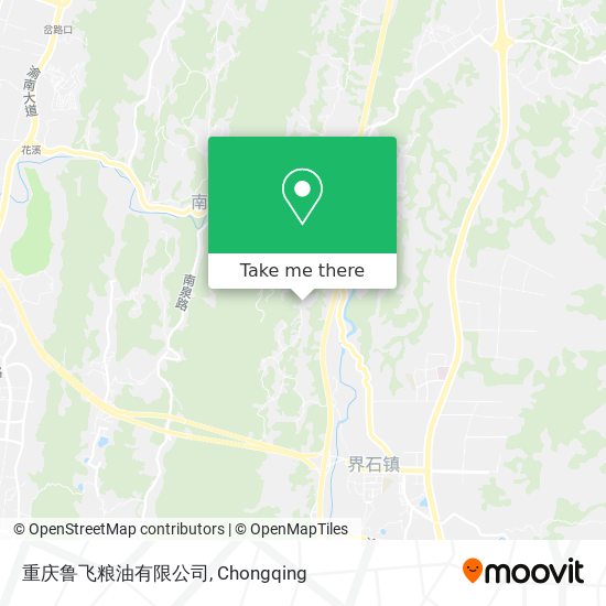重庆鲁飞粮油有限公司 map