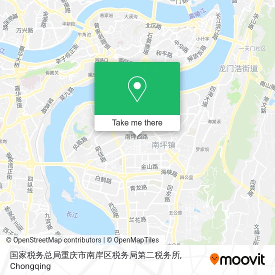 国家税务总局重庆市南岸区税务局第二税务所 map