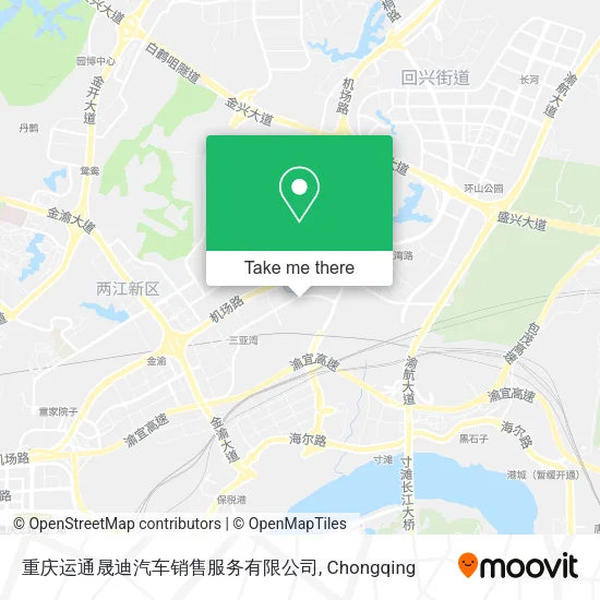 重庆运通晟迪汽车销售服务有限公司 map