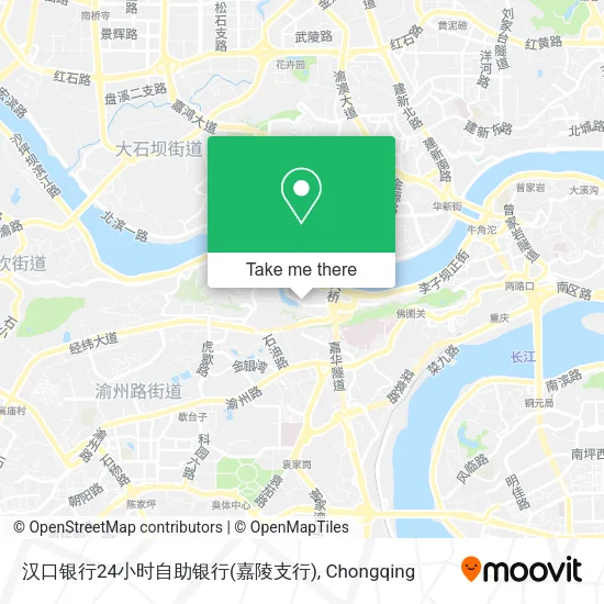 汉口银行24小时自助银行(嘉陵支行) map