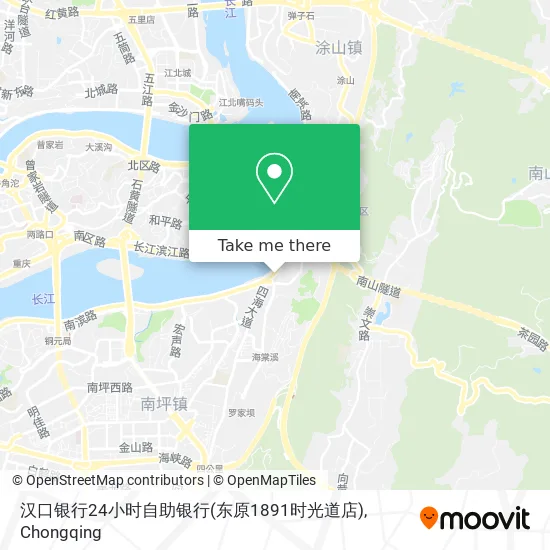 汉口银行24小时自助银行(东原1891时光道店) map