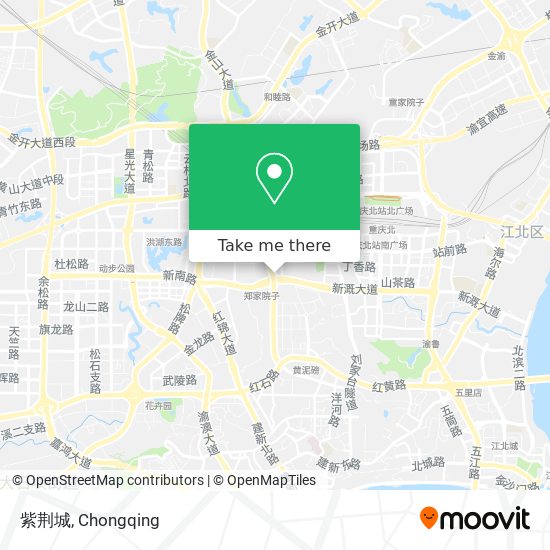 紫荆城 map