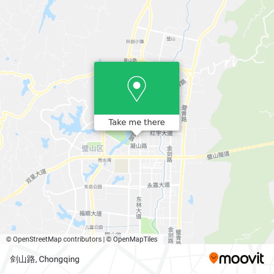 剑山路 map