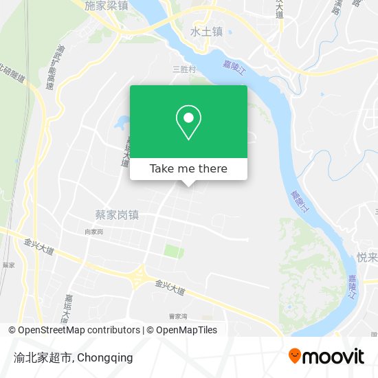 渝北家超市 map