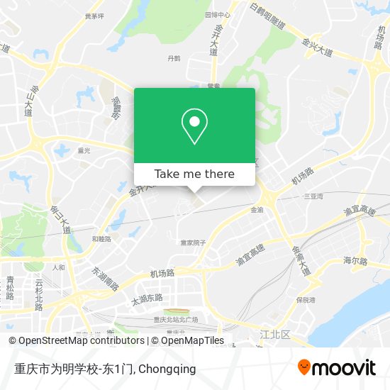 重庆市为明学校-东1门 map