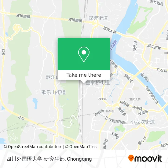 四川外国语大学-研究生部 map
