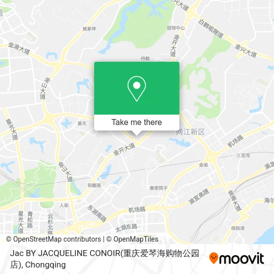 Jac BY JACQUELINE CONOIR(重庆爱琴海购物公园店) map