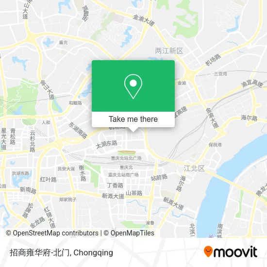 招商雍华府-北门 map
