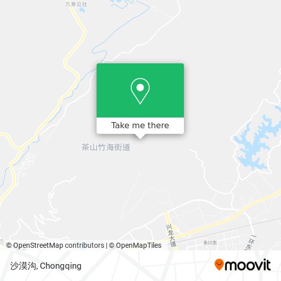 沙漠沟 map