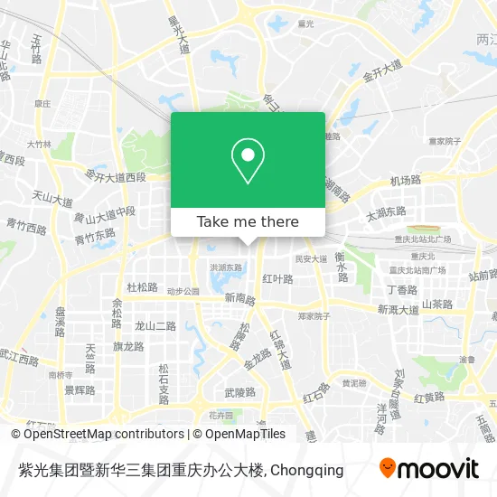 紫光集团暨新华三集团重庆办公大楼 map