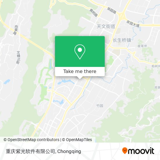 重庆紫光软件有限公司 map