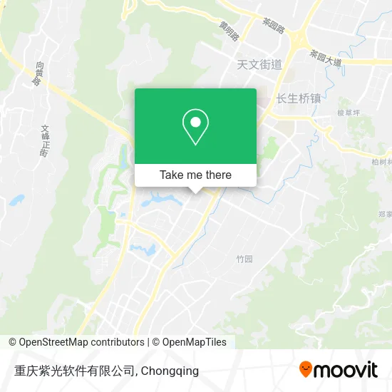 重庆紫光软件有限公司 map