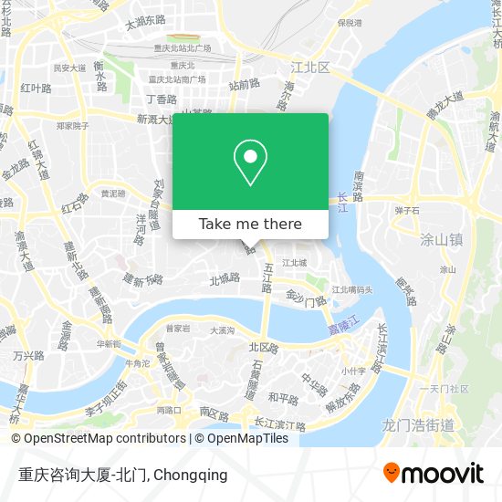 重庆咨询大厦-北门 map
