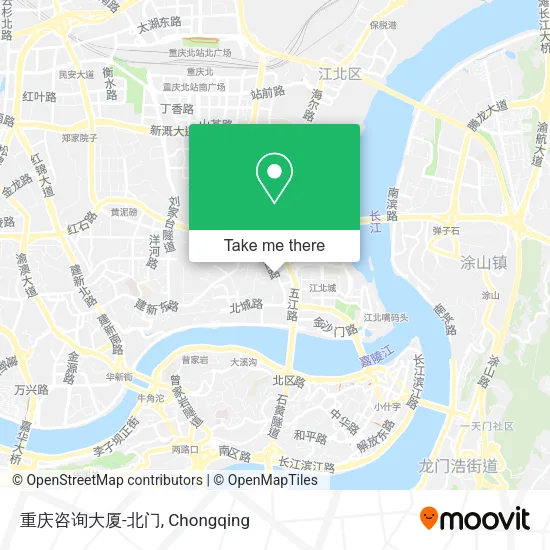 重庆咨询大厦-北门 map