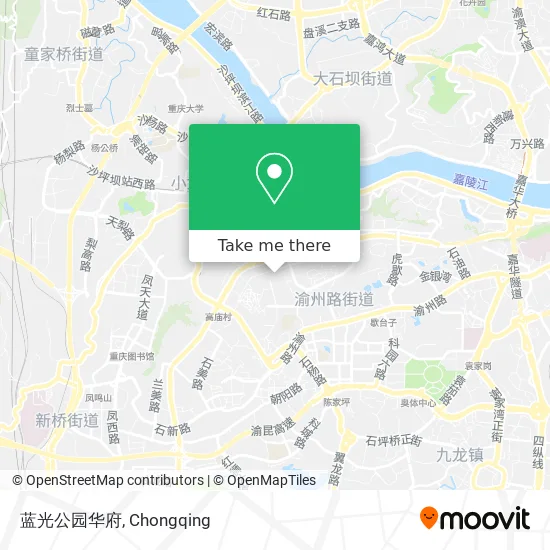 蓝光公园华府 map